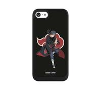 Coque de Telephone Compatible avec Apple iPhone SE 2022 Coque NIVOpure Noire Itachi Uchiha Produit sous Licence Officielle Naruto Shippuden