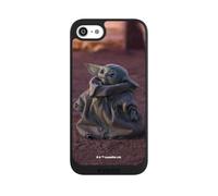 Coque de Telephone Compatible avec Apple iPhone SE 2022 Coque NIVOpure Noire Star Wars Baby Yoda The Child
