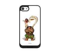 Coque de Telephone Compatible avec Apple iPhone SE 2022 Coque NIVOpure Noire Vaiana Famille Produit sous Licence Officielle