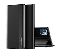 Coque de téléphone compatible avec iPhone 13 Mini Magnetic Transluceent Clee Étui en cuir + ordinateur personnel Coque de protection intégrale intelligente Compa