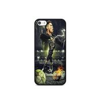 Coque de téléphone Compatible avec Ipod 5 6 7 - Cristiano Ronaldo - Action Légendaire - Sublimation HD - Silicone Noir - Coques-en-Folie