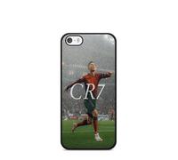 Coque de téléphone Compatible avec Ipod 5 6 7 - Cristiano Ronaldo - Attitude de Champion - Sublimation HD - Silicone Noir - Coques-en-Folie