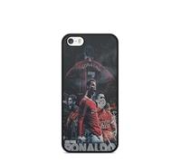 Coque de téléphone Compatible avec Ipod 5 6 7 - Cristiano Ronaldo - Esprit Compétitif - Sublimation HD - Silicone Noir - Coques-en-Folie