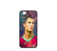 Coque de téléphone Compatible avec Ipod 5 6 7 - Cristiano Ronaldo - Moment de Gloire - Sublimation HD - Silicone Noir - Coques-en-Folie
