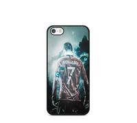 Coque de téléphone Compatible avec Ipod 5 6 7 - Cristiano Ronaldo - Pose Dynamique - Sublimation HD - Silicone Noir - Coques-en-Folie