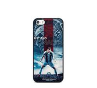 Coque de téléphone Compatible avec Ipod 5 6 7 - Cristiano Ronaldo - Style Européen - Sublimation HD - Silicone Noir - Coques-en-Folie