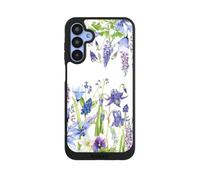 Coque de Telephone Compatible avec Samsung Galaxy A15 5G Coque NIVOpure Noire Couronne de Fleurs Nature Prairie