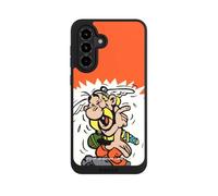 Coque de Telephone Compatible avec Samsung Galaxy A36 5G Coque NIVOpure Noire Asterix Vintage Enfance