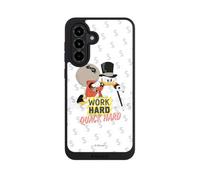 Coque de Telephone Compatible avec Samsung Galaxy A36 5G Coque NIVOpure Noire Duck Tales Produit sous Licence Officielle Dagobert Duck
