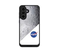 Coque de Telephone Compatible avec Samsung Galaxy A36 5G Coque NIVOpure Noire NASA Lune Univers