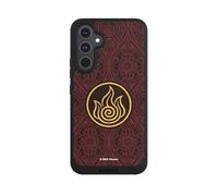 Coque de Telephone Compatible avec Samsung Galaxy A54 5G Coque NIVOpure Noire Avatar Le dernier maître de l'air Feu Produit sous Licence Officielle
