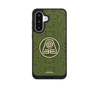 Coque de Telephone Compatible avec Samsung Galaxy A56 5G Coque NIVOpure Noire Avatar Le dernier maître de l'air Terre Produit sous Licence Officielle