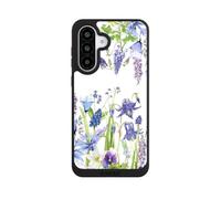Coque de Telephone Compatible avec Samsung Galaxy A56 5G Coque NIVOpure Noire Couronne de Fleurs Nature Prairie