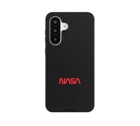 Coque de Telephone Compatible avec Samsung Galaxy A56 5G Coque NIVOpure Noire Logo NASA Cosmos