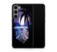 Coque De Téléphone Compatible Avec Samsung Galaxy S25 Lilo Stitch Disney Tortue Ohana Citation Case Swag Princesse Alice Mozaique Blanche Neige Cendrillon Ref 1181