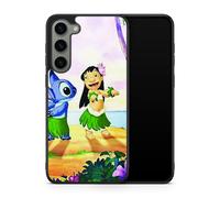 Coque De Téléphone Compatible Avec Samsung Galaxy S25 Lilo Stitch Disney Tortue Ohana Citation Case Swag Princesse Alice Mozaique Blanche Neige Cendrillon Ref 5174
