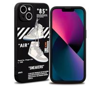 Coque de téléphone cool pour iPhone 15 Plus pour garçons et hommes, chaussures de basket-ball esthétiques, protection de lentille résistante aux chutes, design sportif, baskets de rue, résistantes aux