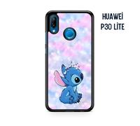 Coque de téléphone - COQUE EN FOLIE - Huawei P30 Lite - Stitch - Semi-rigide - Noir