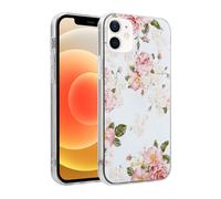Coque de telephone - Crong - Flower Case - Motif floral - Flexible - Doré
