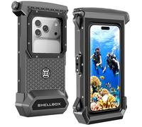 Coque de Téléphone de Plongée Professionnelle Pochette Étanche Smartphone IPX8 Pochette Téléphone Étanche Housse sous-Marin Étui de Protection pour iPhone 17 Pro 17 Air 17 Pro Max 16e 14 15 16 Pro Max