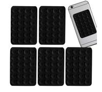 Coque de téléphone de tasse d'aspiration en silicone, support d'engrenage d'aspiration non slip -support de 5 chambres