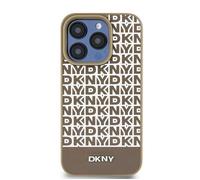 DKNY Coque de téléphone iPhone 15 Design élégant Protection optimale Marron