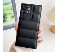 Coque de téléphone en Silicone avec Doudoune Douce pour Samsung Note 20 S24 Ultra S23 FE S22 S21 Plus A55 A54 A53 A35 A52 A50 A35 A32 A34 Couverture, Noir, pour S21 FE