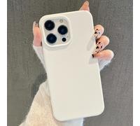 Coque de téléphone en silicone minimaliste de couleur bonbon unie avec un grand trou, créative, mate, anti-chute, compatible avec 11, 12, 13, 14, 15, 16 Plus, 13 Pro Max, XR, 16, 14 Plus, 14 Pro Max,