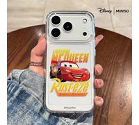 Coque de téléphone en silicone souple Disney Cars Lightning McQueen Racer-Ooze Bumper compatible avec iPhone 17/17 Pro/17 Pro Max/17 Air/16/15/14/13/12/11/X Series, cadeau de Noël pour petite amie XS 