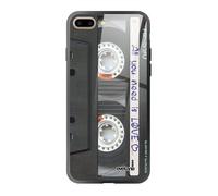 Coque de téléphone - EVETANE - Cassette - iPhone 7 Plus/8 Plus - Soft Touch - Verre trempé