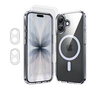 EVETANE Coque iPhone 17 Antichoc compatible Magsafe + 2 Protections écran et 2 protections Objectif Caméra