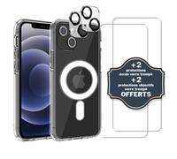 Coque de téléphone - EVETANE - iPhone 13 - Anti-choc - Transparente - Protection complète