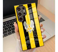 Coque de téléphone Game Team V-Vitality pour Samsung S26 Ultra S24 25 Fe S22 S20 S23 21 Plus A54 A34 A53 A16, coque en verre Black8