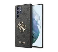 Coque de téléphone - Guess - Galaxy S23 Ultra - Gris - Protection chocs - Texture saffiano