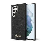 Coque de téléphone - Guess - S24 Ultra - Paillettes scintillantes - Logo doré - Souple