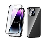 INF Étui magnétique double face pour iPhone Le noir iPhone 15 Pro