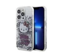 Coque de téléphone - HELLO KITTY - iPhone 14 Pro Max - Design Hello Kitty - Souple - Graffiti