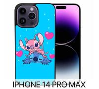 Coque de téléphone - iPhone 14 PRO MAX - Silicone TPU - Stitch Angel Love