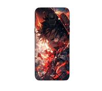 Coque Samsung Galaxy A8 2018 One Piece Luffy Énervé Art Manga Anime