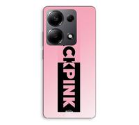 Coque Pour Xiaomi Redmi Note 13 Pro 4g Blackpink Logo Rose Et Noir Maniacase