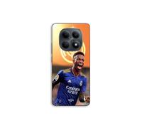 Coque de téléphone - MANIACASE - Xiaomi Redmi Note 15 5G - Silicone TPU - Vini JR Real Madrid - Bleu et jaune