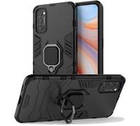 Coque de téléphone - NOVAGO - Oppo Reno4 5G - Gel souple ultra-résistant - Bague anti-chute - Support pliable