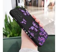 Coque De Téléphone Papillons Violets,Étui Pour Xiaomi Redmi Note 14 13 12 12s 11 11s 10 10a 10t 10s 9t 9 8 7 Pro Plus 10c 9t 4g 5g.Black 1.Note 11 Proplus 5g