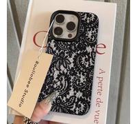 Coque De Téléphone Portable Personnalisée À Motif De Dentelle Noire,Étui Souple Pour Iphone 17 16 Pro Max 15 14 Plus 13 12 11 Xsxxr 16e 17 Air.T12282black.Iphone 11