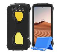 Coque de téléphone pour Blackview BV7300 (6,7"), anti-chocs, coque intégrale en silicone TPU ultra doux pour Blackview BV7300 avec support de téléphone - Noir