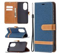 Coque De Téléphone Pour Huawei P50 Étui Flip Couverture Sac Bumper Bleu Neuf