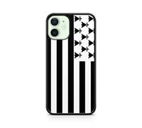 Coque De Téléphone Pour Iphone 13 Mini Drapeau Bretagne Breizh Breton Gwenn Ha Du Ref 22