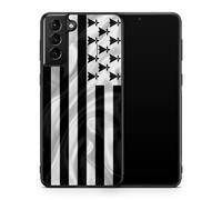 Coque De Téléphone Pour Samsung Galaxy S22 Plus Drapeau Bretagne Breizh Breton Gwenn Ha Du Ref 357