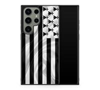 Coque De Téléphone Pour Samsung Galaxy S22 Ultra Drapeau Bretagne Breizh Breton Gwenn Ha Du Ref 358