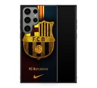 Coque De Téléphone Pour Samsung Galaxy S22 Ultra Fc Barcelone Football Ecusson Messi Suarez Neymar Club Ronaldo Ref 721